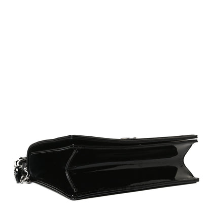 Christian Dior Patent Medium Diorama Flap Bag Black 4 of 13