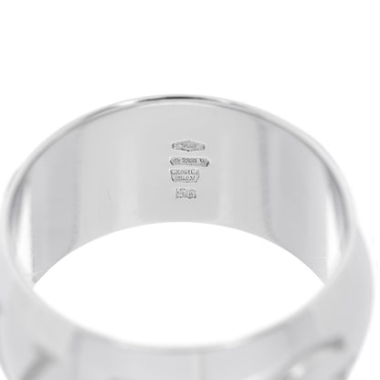 Bulgari 18K White Gold Monologo Band Ring 56 7.5 4 of 4