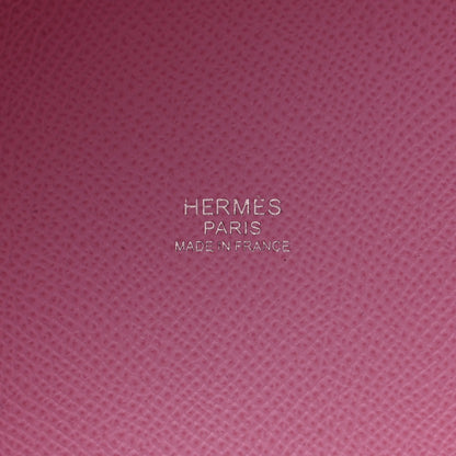 Hermes Epsom Tressage De Cuir Picotin Lock 18 PM Mauve Sylvestre Rouge H Jaune De Naples 5 of 11