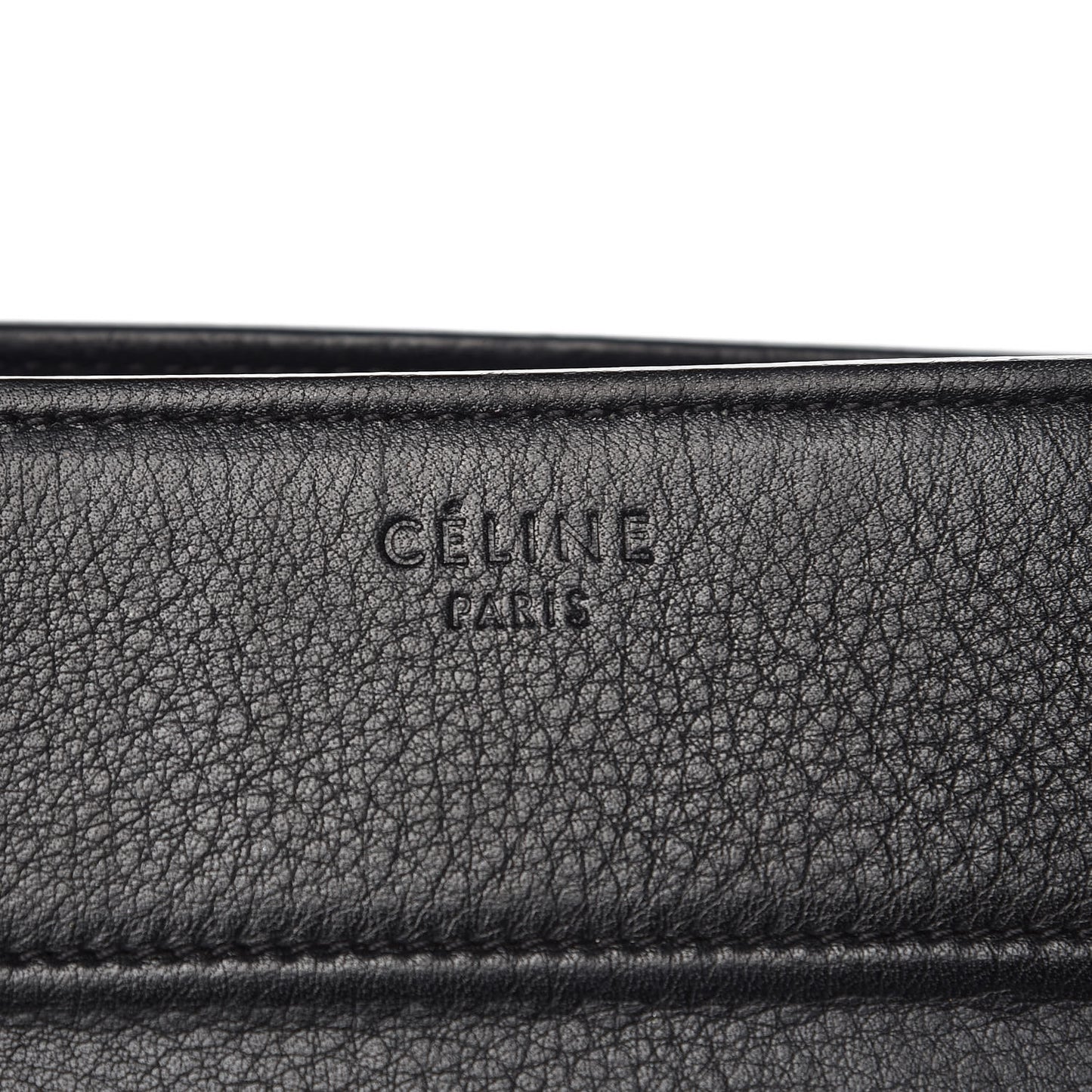 Supple Calfskin Medium Phantom Luggage Black
