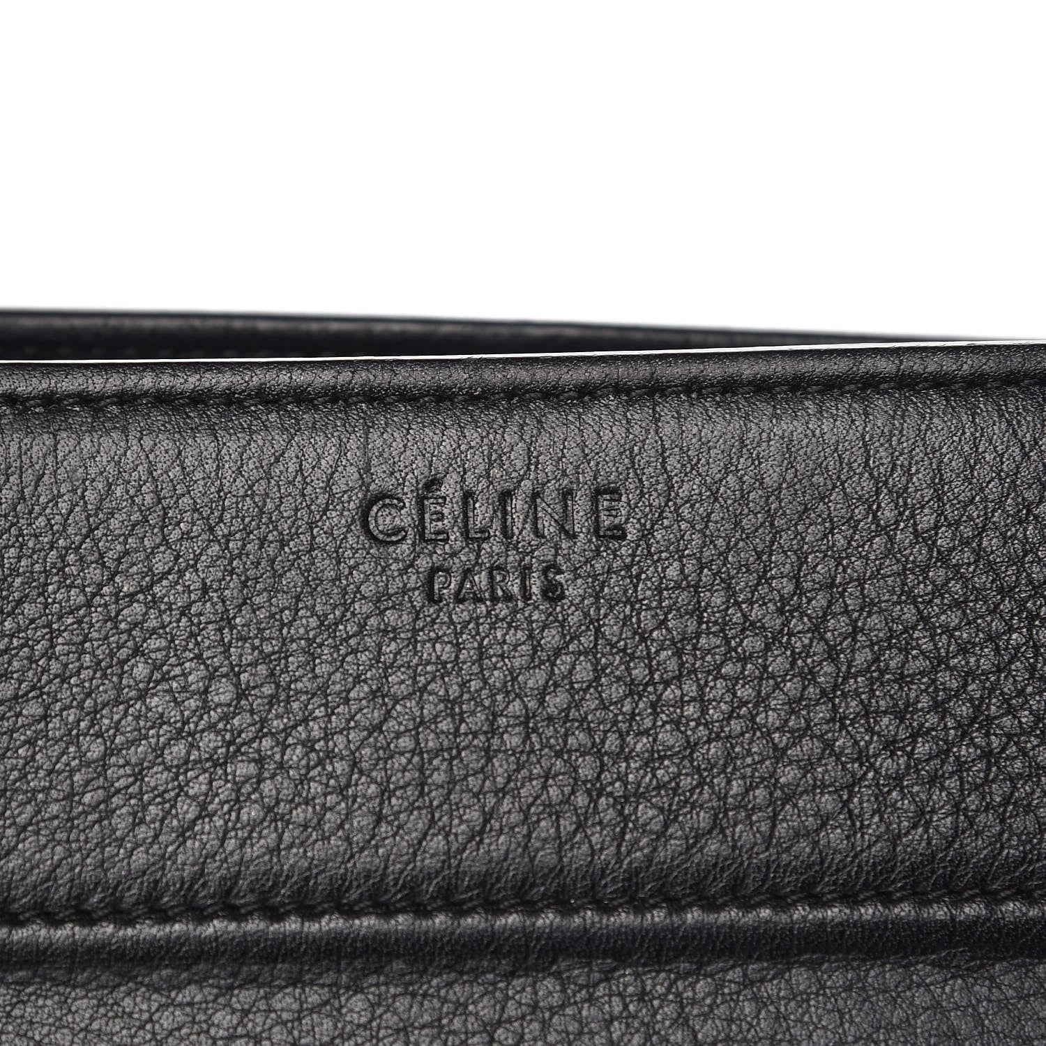 Celine Supple Calfskin Medium Phantom Luggage Black 6 of 18