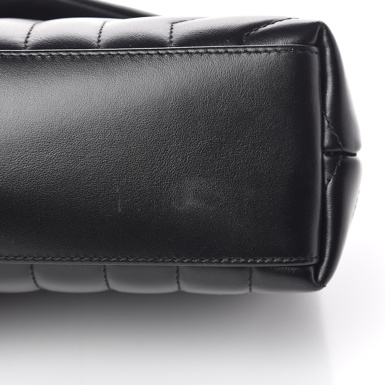 Saint Laurent Calfskin Y Quilted Monogram Small Loulou Chain Satchel Black 10 of 10
