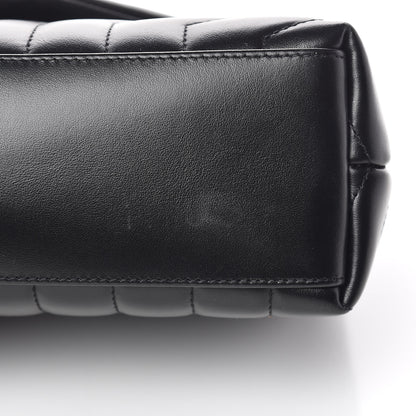 Saint Laurent Calfskin Y Quilted Monogram Small Loulou Chain Satchel Black 10 of 10