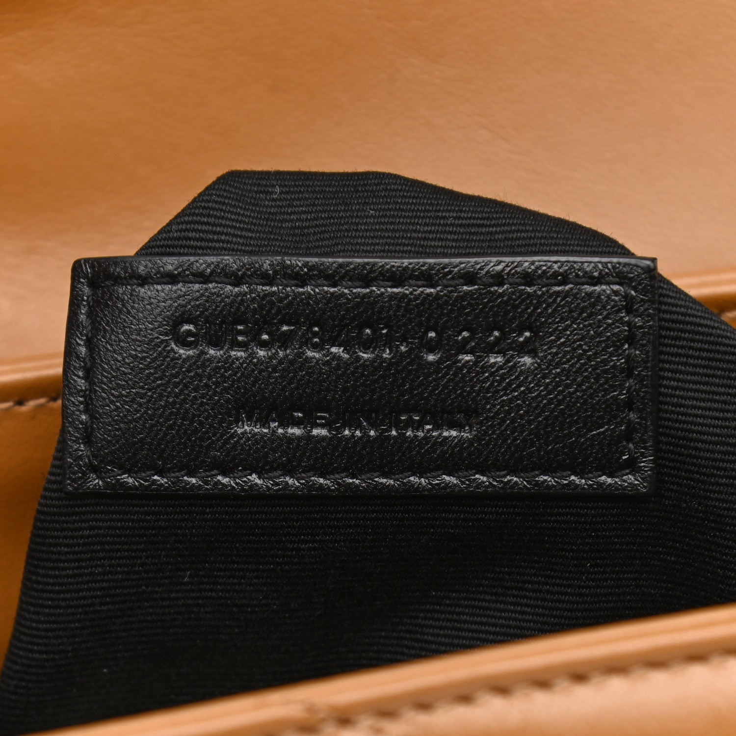 Saint Laurent Calfskin Y Quilted Monogram Toy Loulou Crossbody Bag Dark Natural 13 of 22