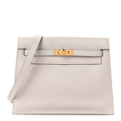 Hermes Evercolor Kelly Danse II Belt Bag Gris Perle 1 of 12