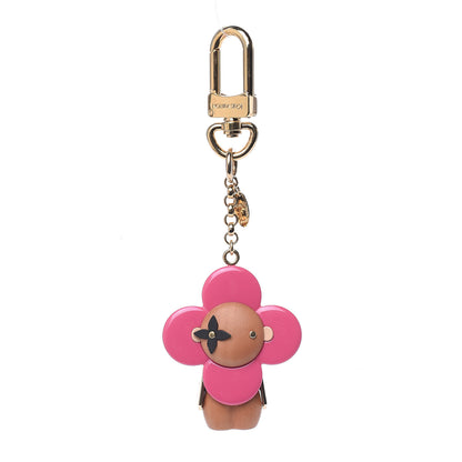 Louis Vuitton Resin Wood Vivienne Bag Charm Pink 1 of 3