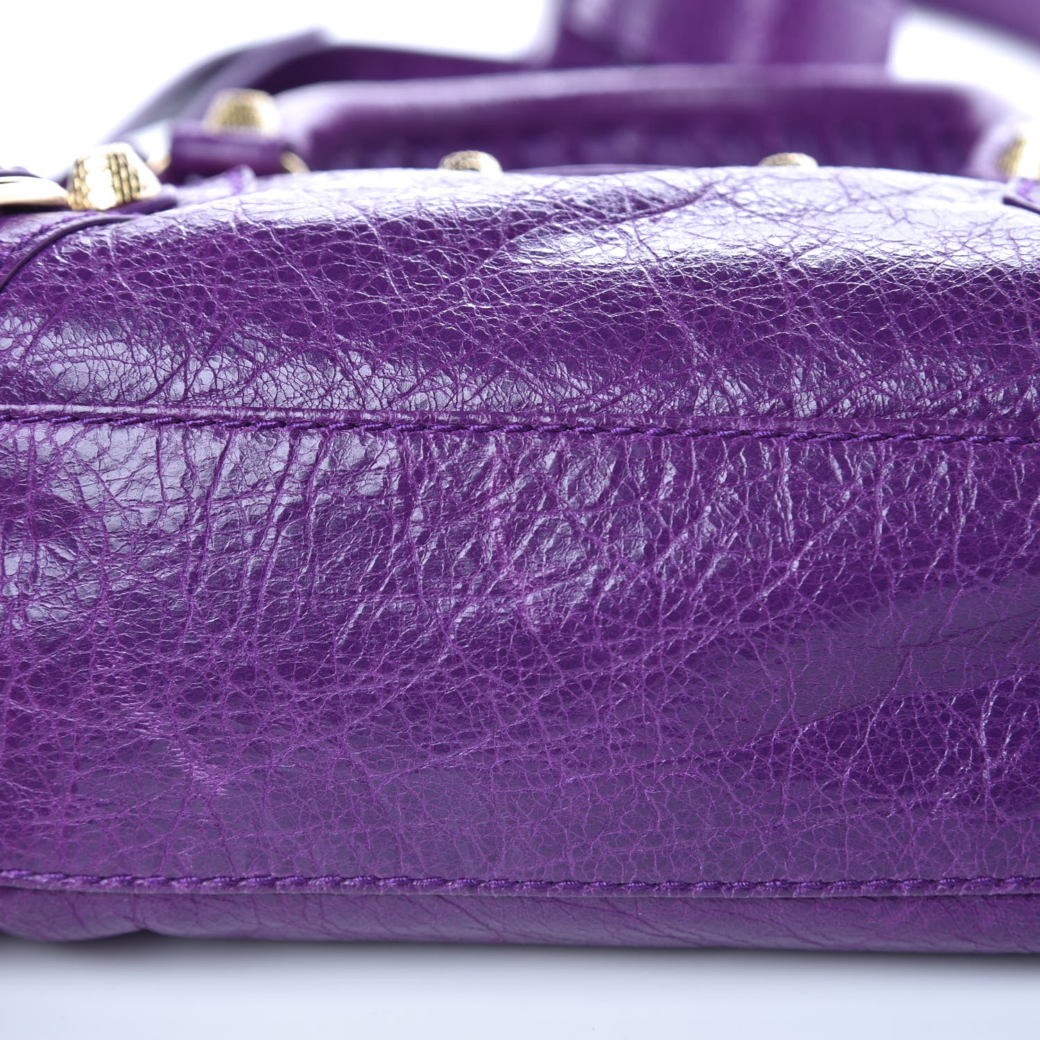 Balenciaga Agneau Giant 12 Gold Hardware Mini City Ultraviolet 8 of 11