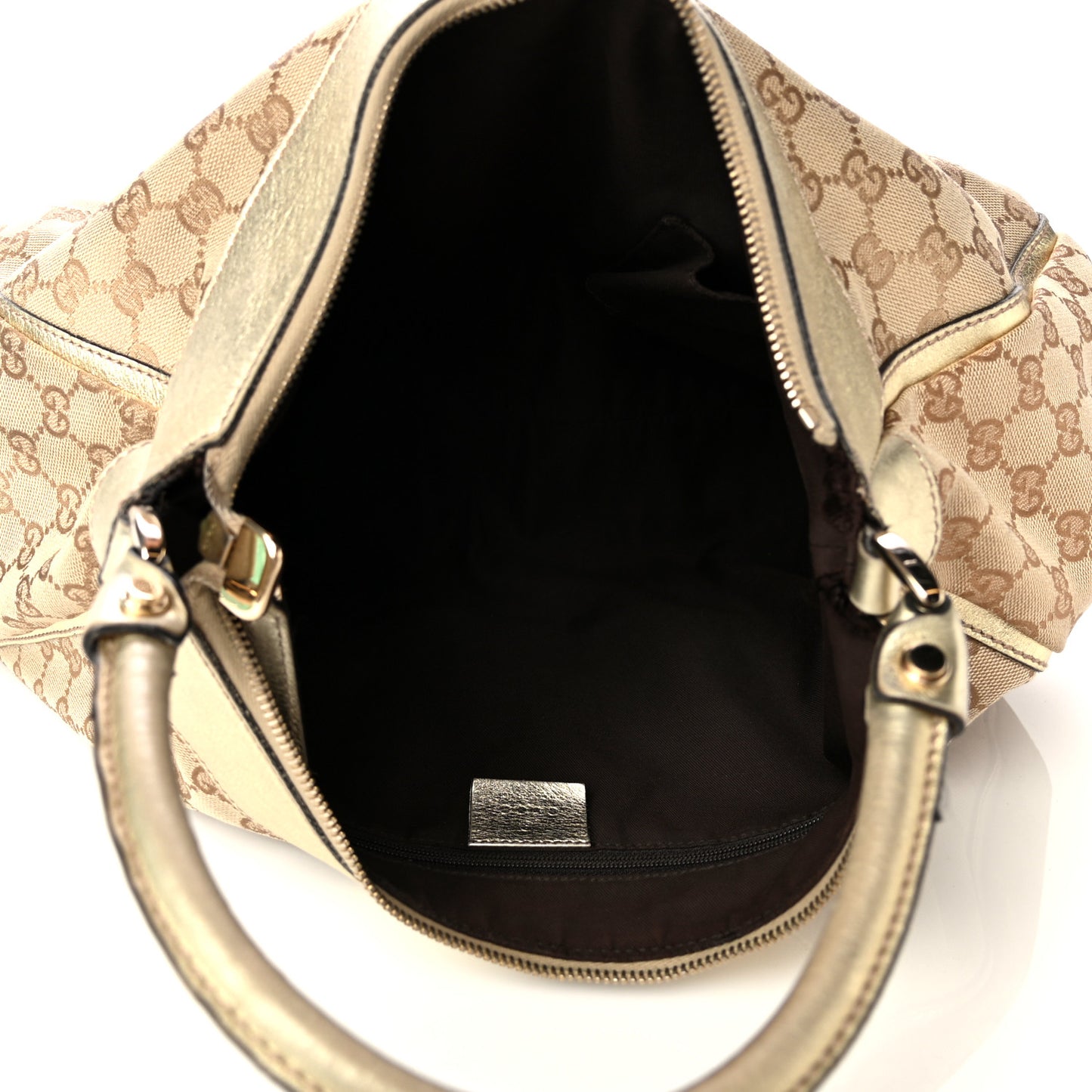 Monogram Large D Gold Hobo Gold