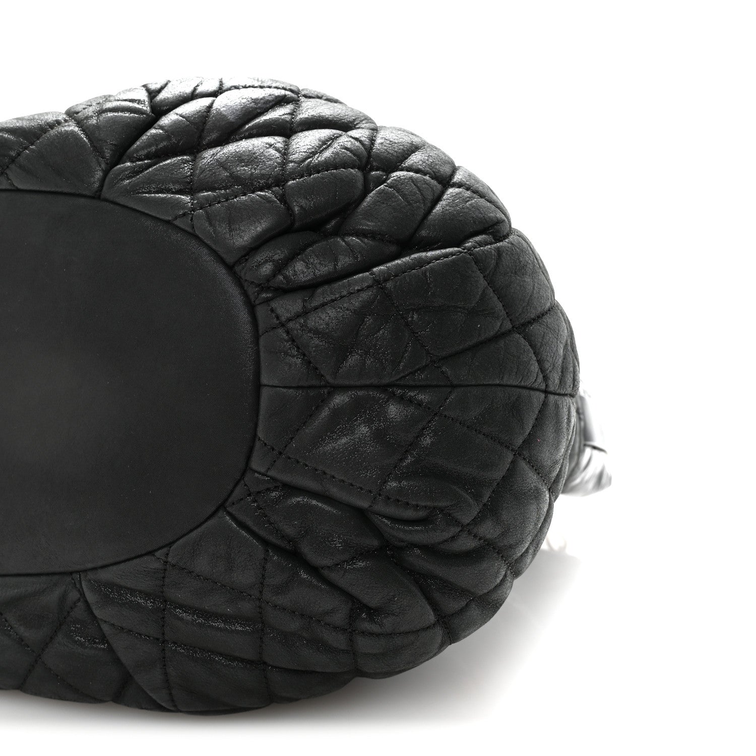 Chanel Iridescent Calfskin Quilted Large In The Mix Tote Black 10 of 10