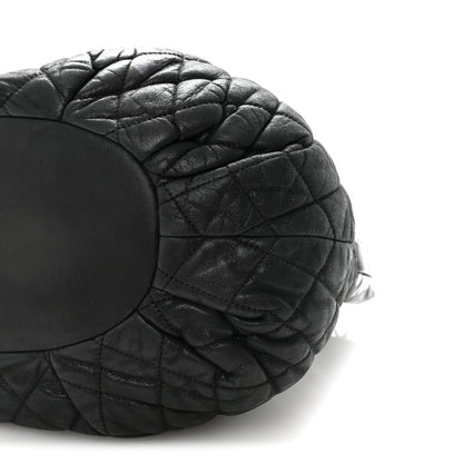 Chanel Iridescent Calfskin Quilted Large In The Mix Tote Black 10 of 10