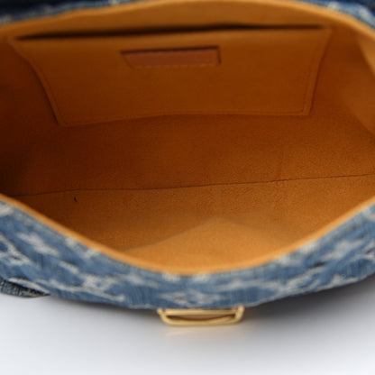Louis Vuitton Monogram Denim Mini Pleaty Blue 4 of 9