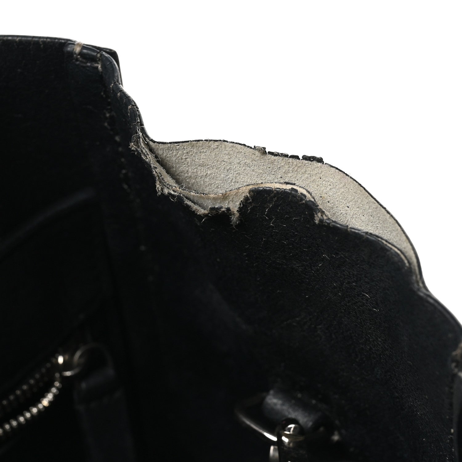 Balenciaga Smooth Calfskin Logo Double Sided XXS Everyday Tote Chalky White Black 10 of 12