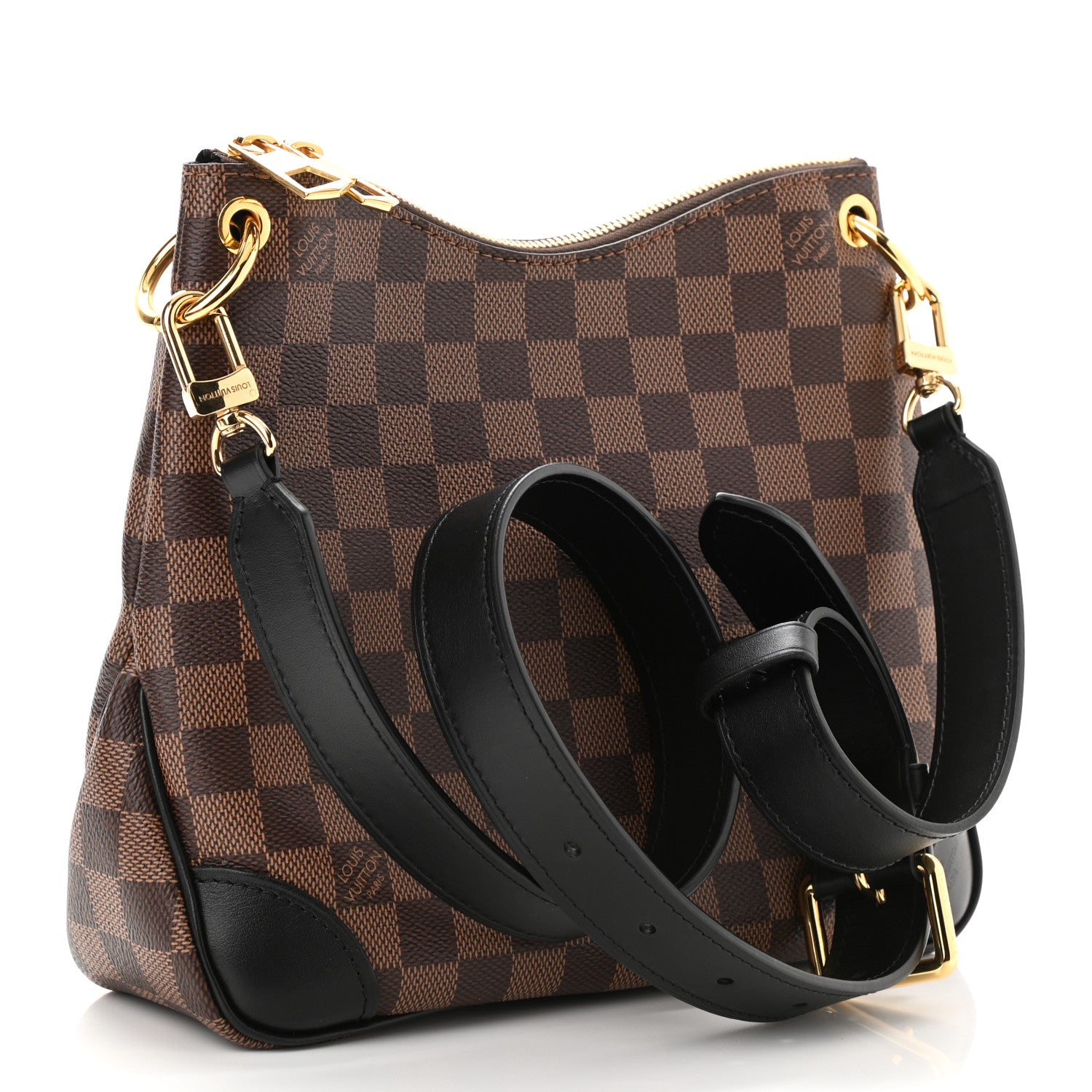 Louis Vuitton Damier Ebene Odeon PM Black 3 of 9