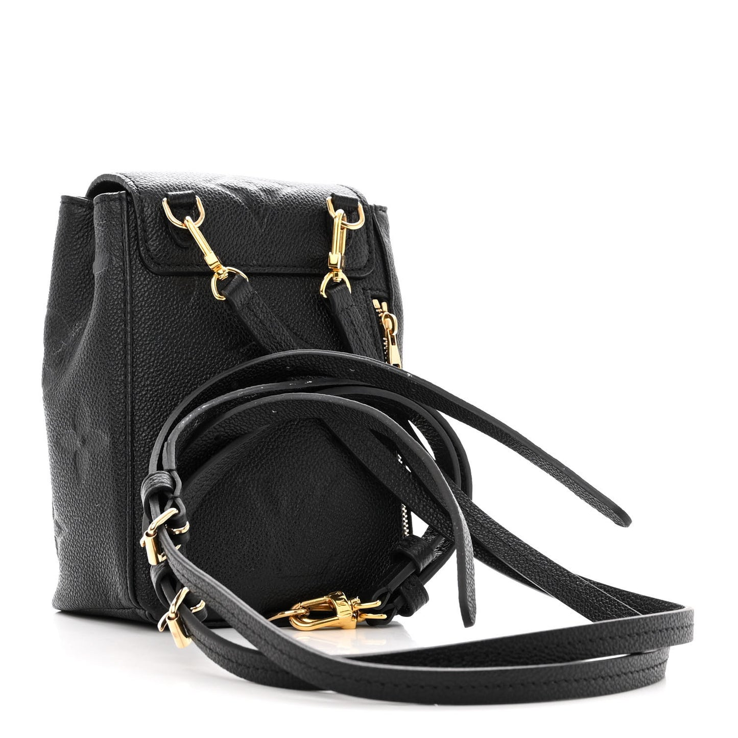 Empreinte Monogram Giant Tiny Backpack Black