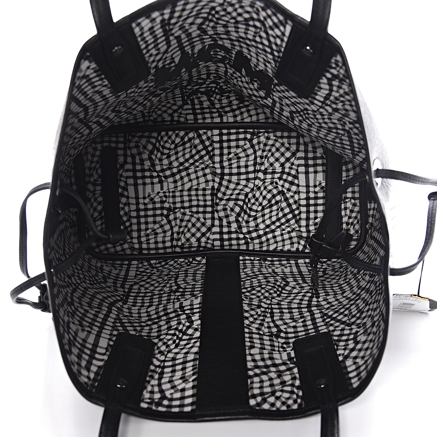 Visetos Medium Liz Reversible Shopper Tote Black