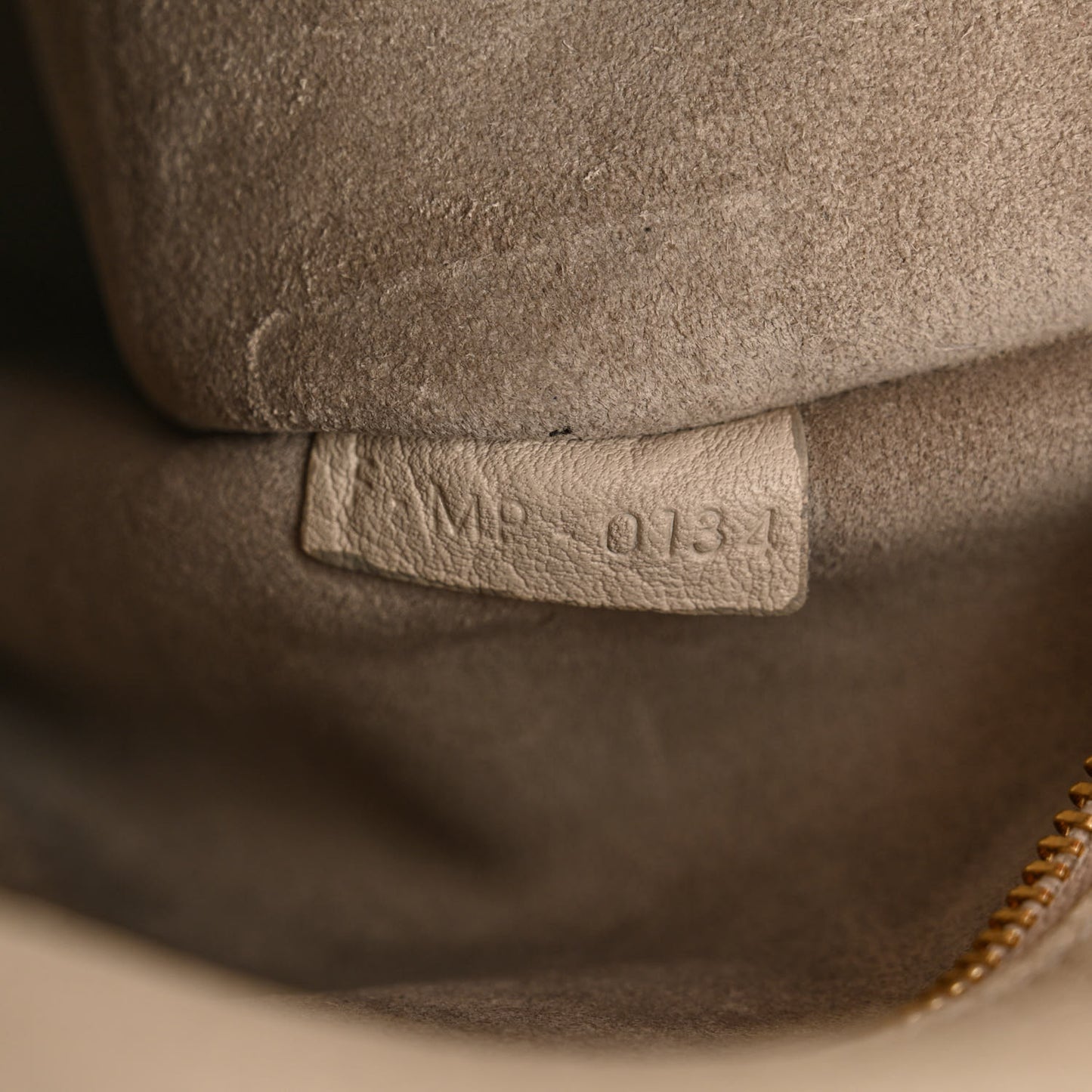 Crisped Calfskin Tie Knot Small Tote Chalk