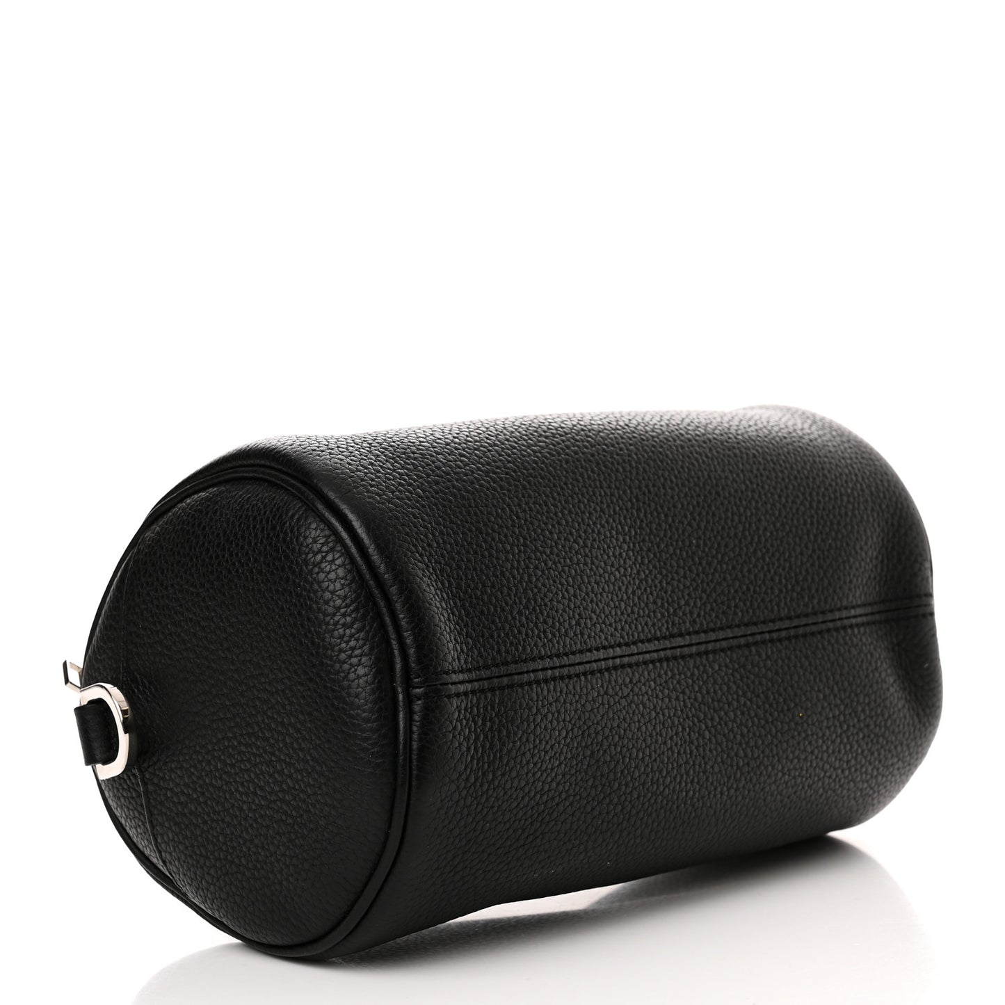 HOMME Grained Calfskin Mens Roller Pouch Black