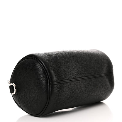 Christian Dior HOMME Grained Calfskin Mens Roller Pouch Black 4 of 10