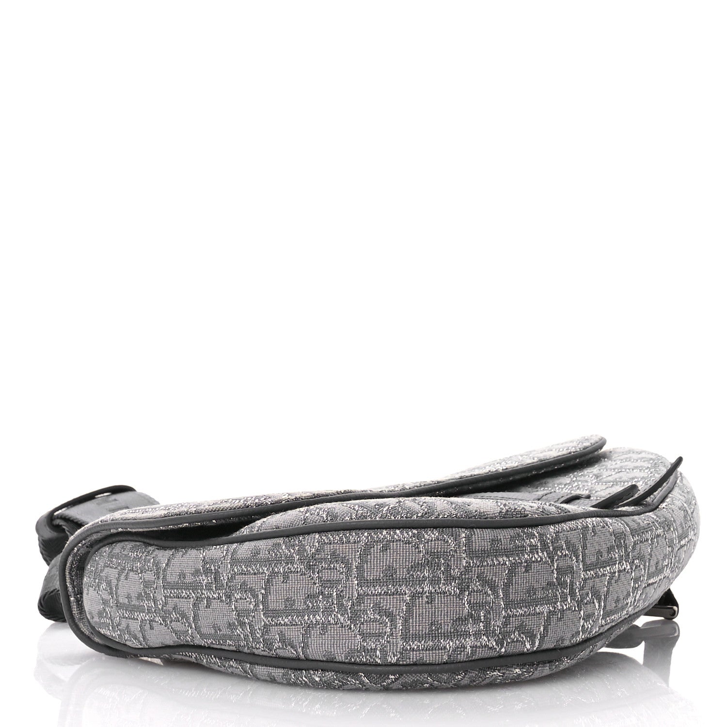 Christian Dior Oblique Mens Saddle Bag Grey 4 of 11