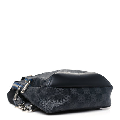 Louis Vuitton Damier Graphite Avenue Sling Backpack Blue 4 of 9