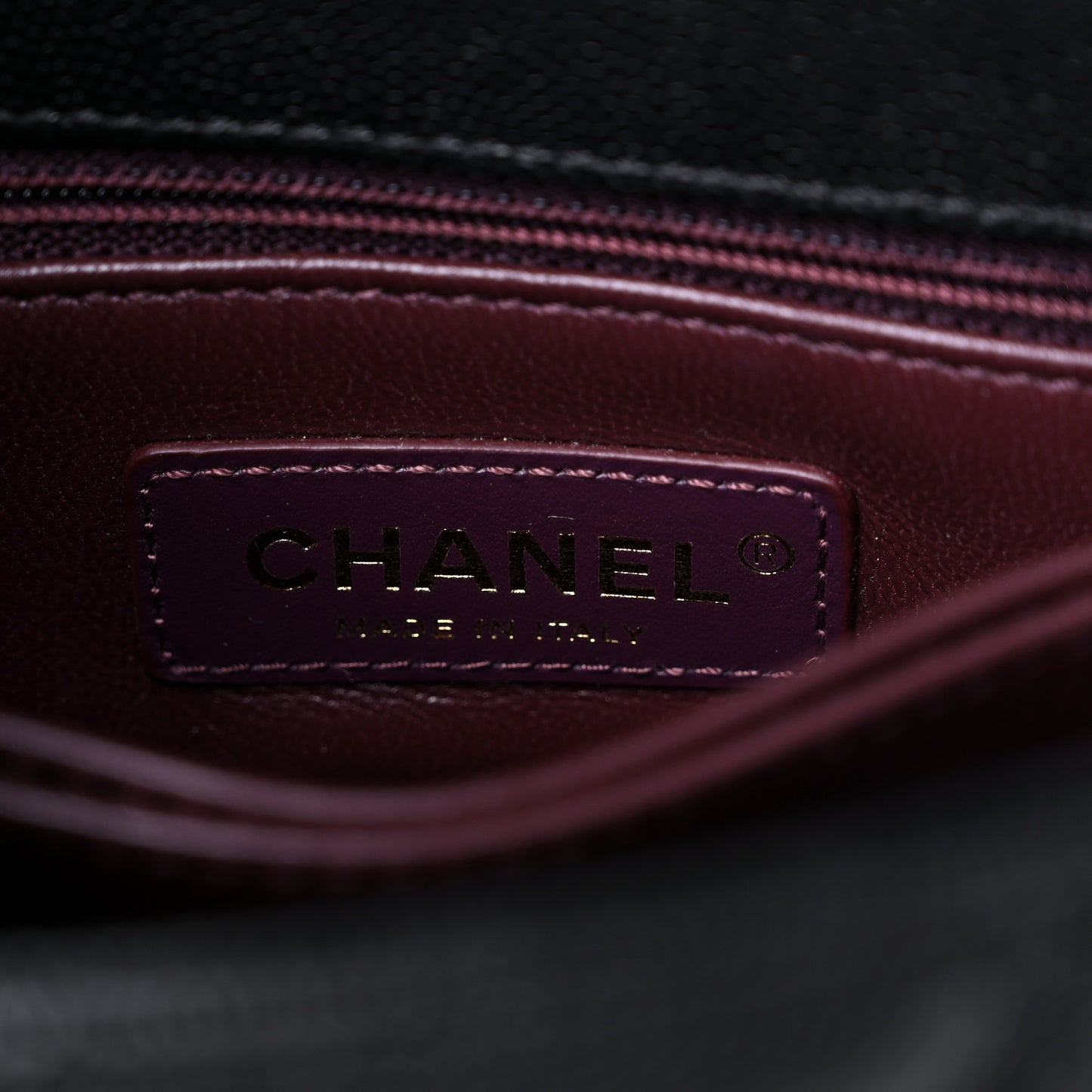 Caviar Quilted Extra Mini Coco Handle Flap Black
