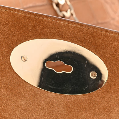 Mulberry Nappa Crocodile Embossed Medium Lily Flap Camel 14 of 15