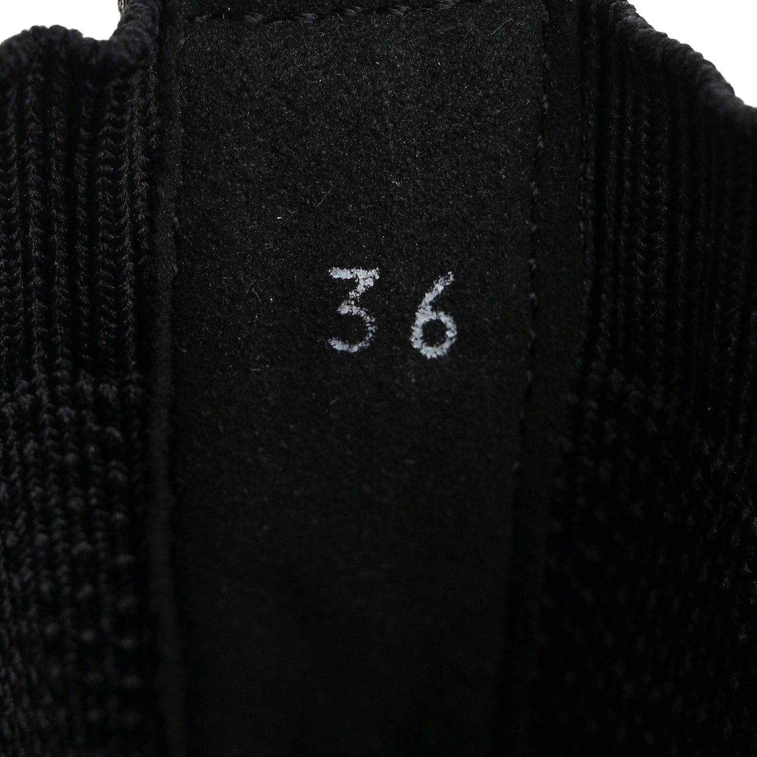 Hermes Technical Canvas Calfskin Fun Sneakers 36 Black White 9 of 11