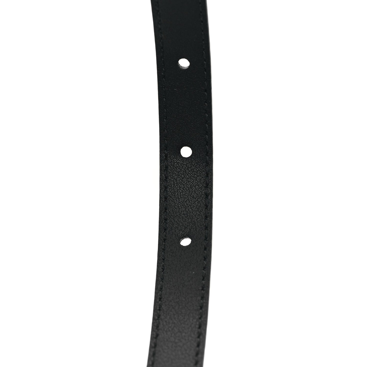 Gucci Plutone Calfskin Gucci Buckle 20mm Thin Belt 75 30 Black 4 of 4