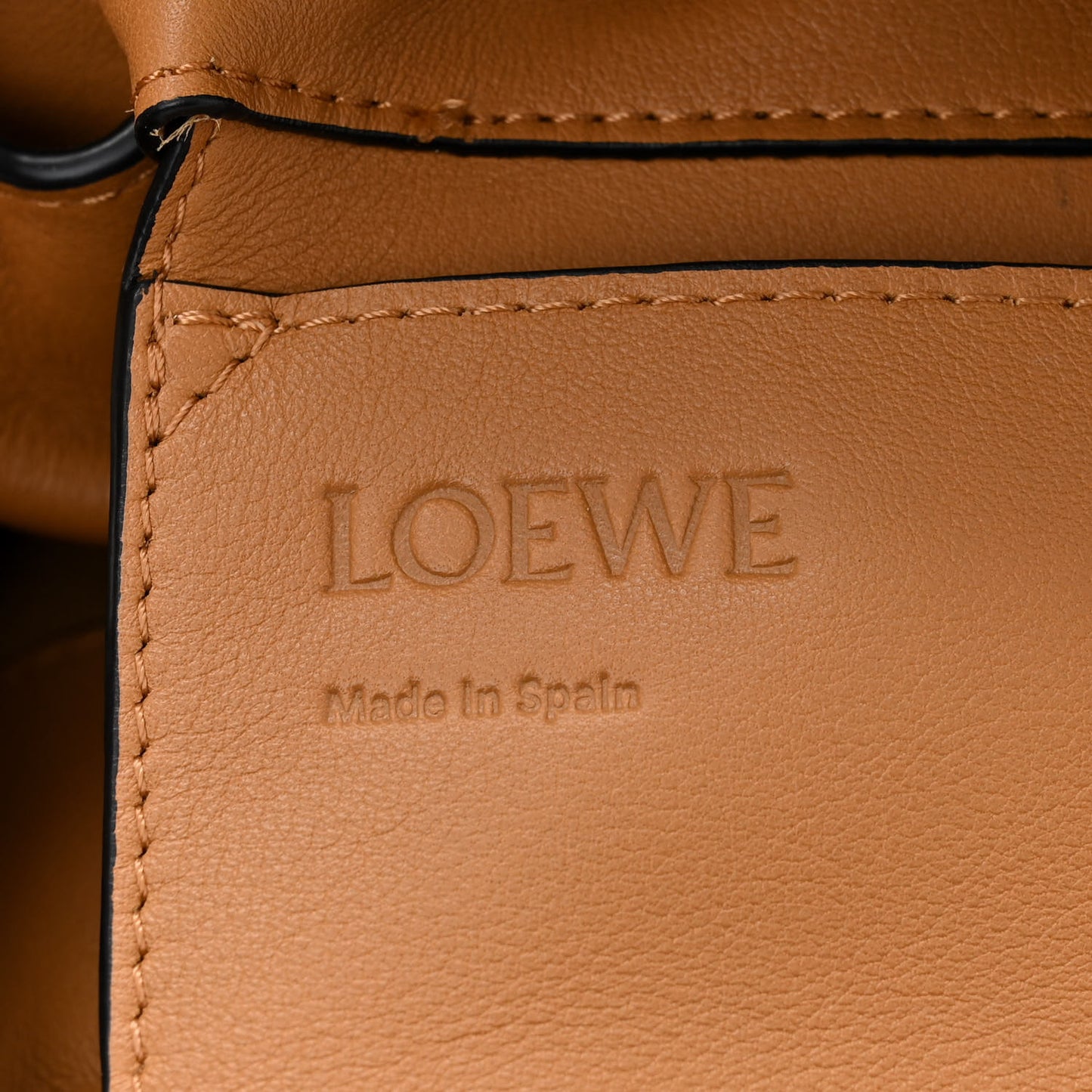 Calfskin Belt Backpack Tan