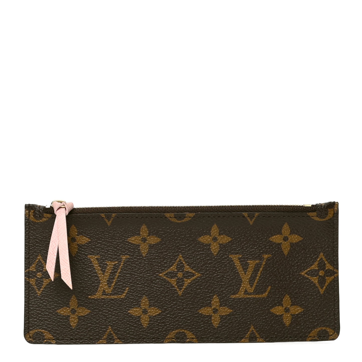 Monogram Josephine Wallet Zippered Insert Rose Ballerine