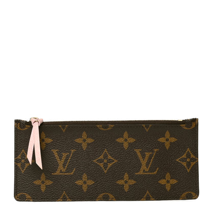 Louis Vuitton Monogram Josephine Wallet Zippered Insert Rose Ballerine 1 of 4