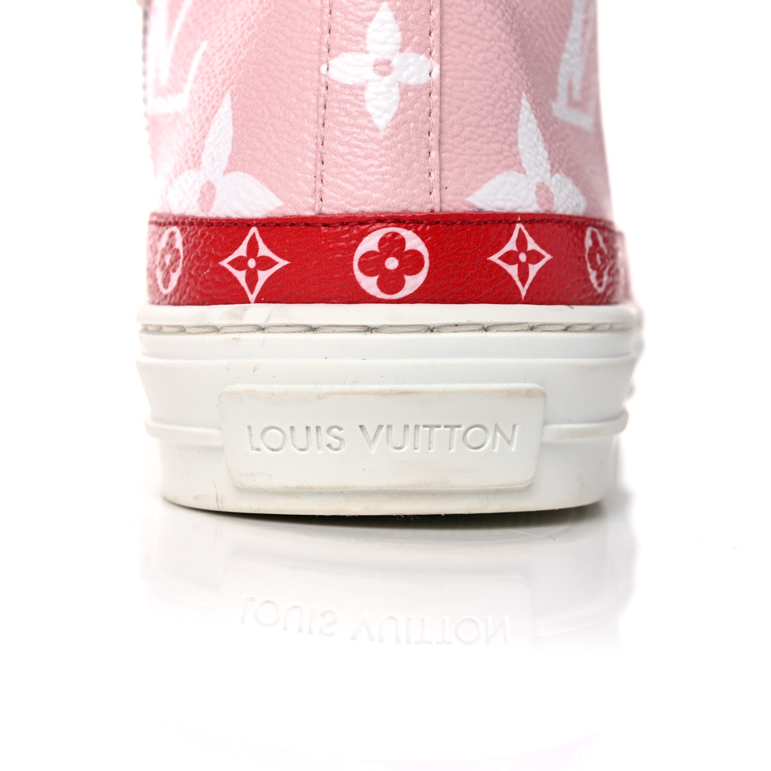 Louis Vuitton Monogram Giant Stellar Sneaker Boots 40 Rose Rouge 11 of 11