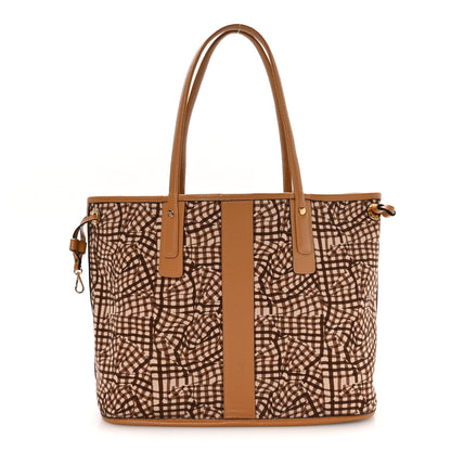 MCM Visetos Medium Liz Reversible Shopper Tote Cognac 4 of 17