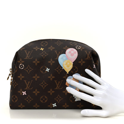 Louis Vuitton Monogram Vivienne Cosmetic Pouch GM 2 of 7