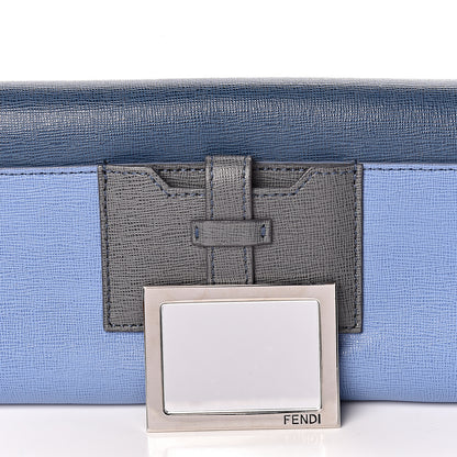 Fendi Vitello Elite Rush Pochette Oceano Multicolor Ceruleo 8 of 10