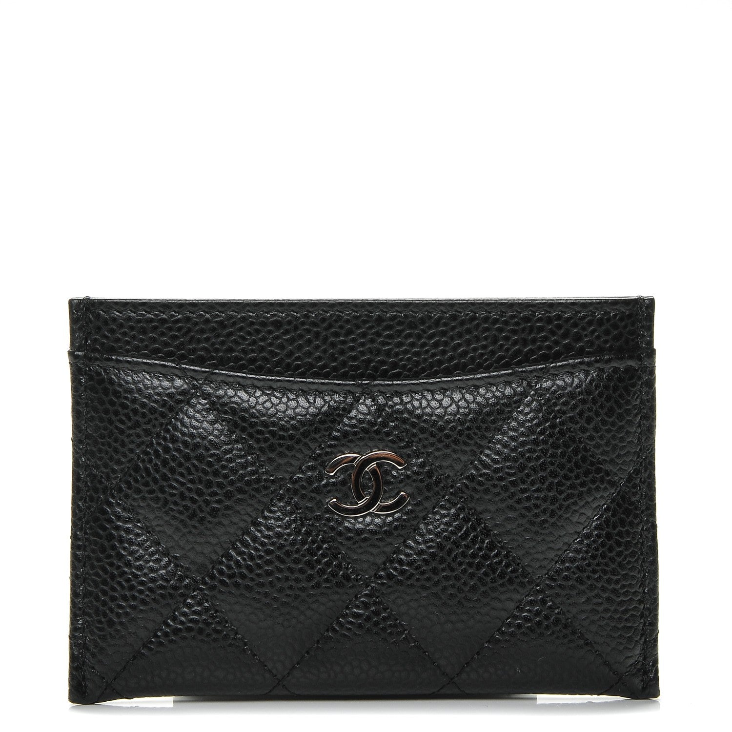 Chanel Caviar Quilted Card Holder Black 1 of 7