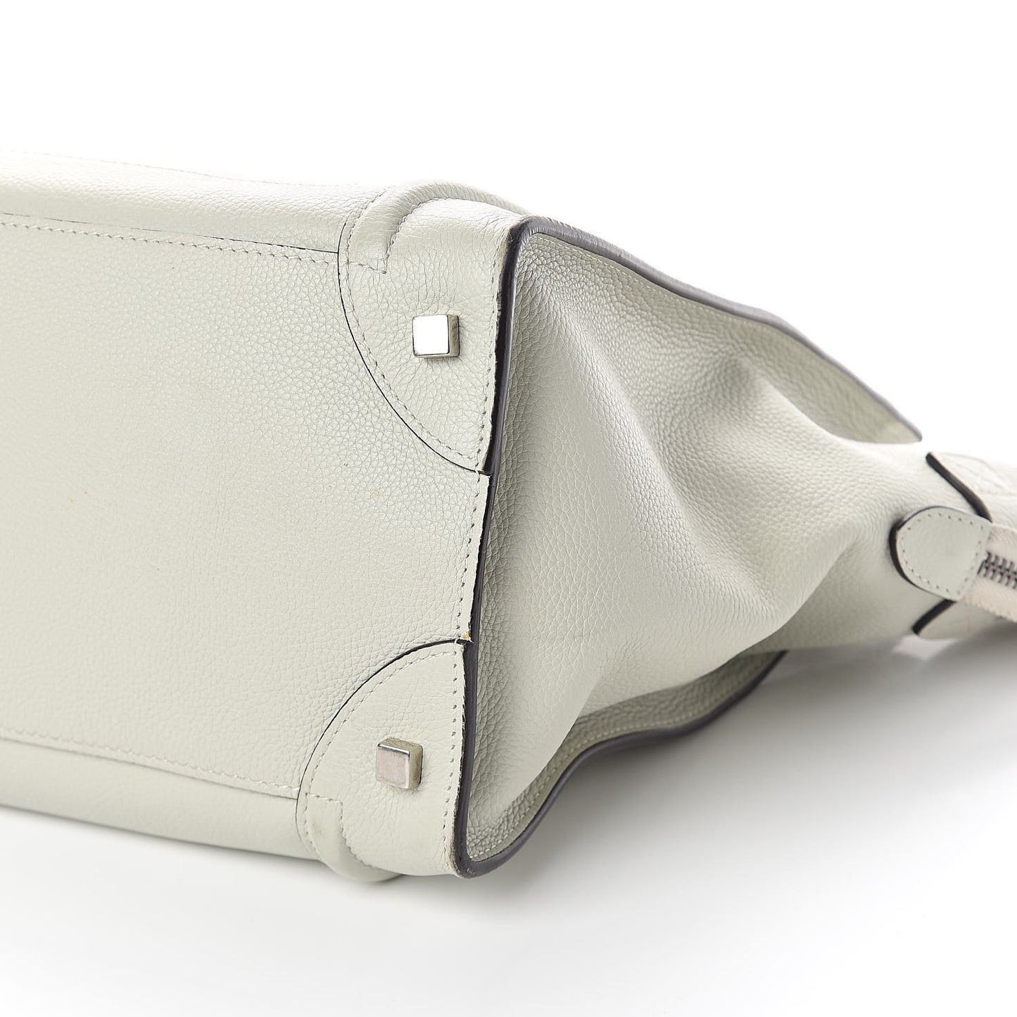 Drummed Calfskin Mini Luggage Lune
