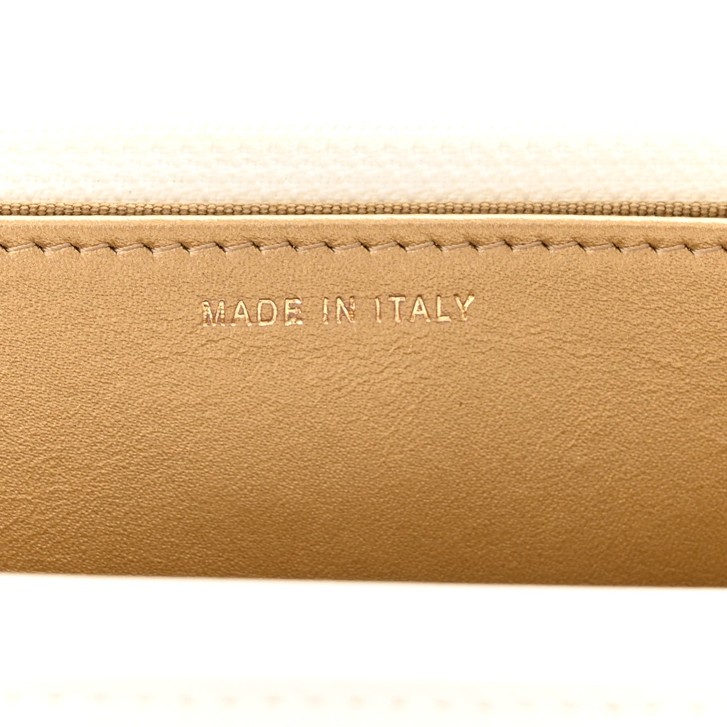 Lambskin Quilted CC Pearl Crush Wallet on Chain WOC White
