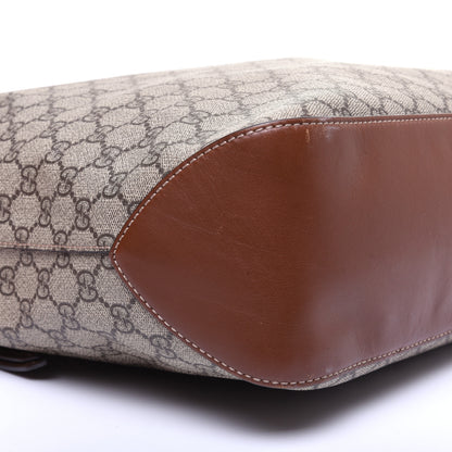 Gucci GG Supreme Monogram Large Linea A Hobo Light Brown 6 of 15