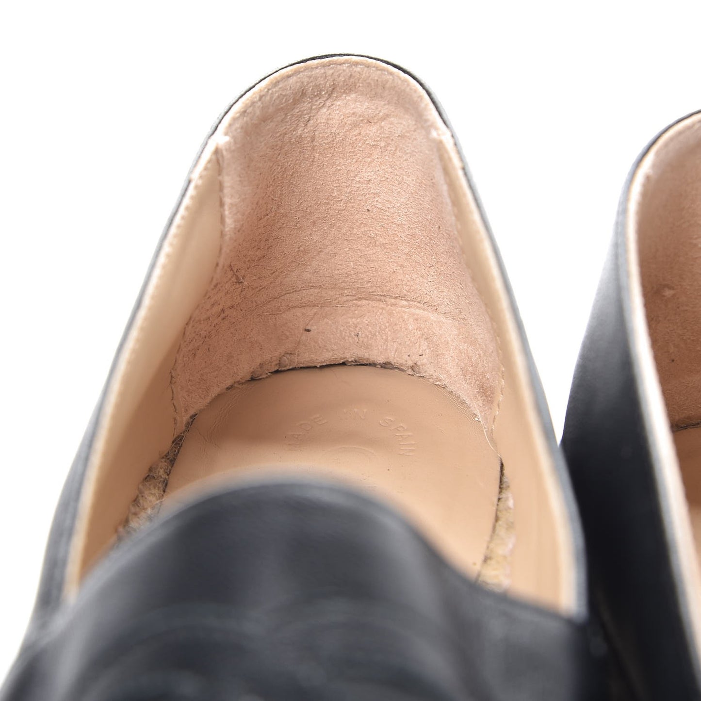 Lambskin CC Espadrilles 38 Black