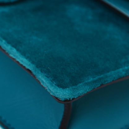 Gucci Velvet Super Mini Dionysus Shoulder Bag Pavone Cyan 9 of 11