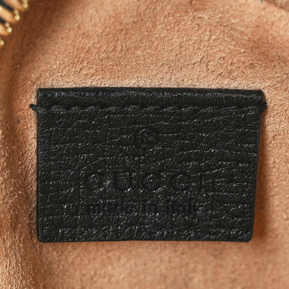 Gucci Grained Calfskin Web Mini Ophidia Round Shoulder Bag Black 6 of 10