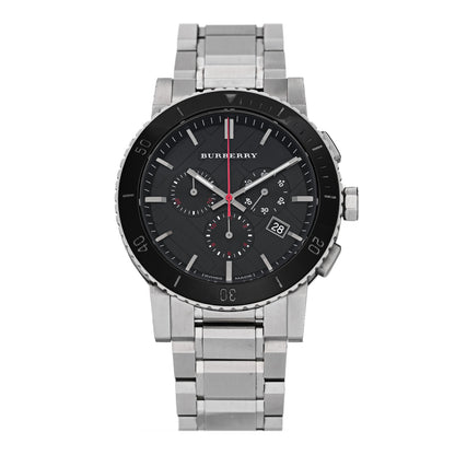 Burberry Stainless Steel 42mm Chronograph Quartz Watch Black BU9380 1 of 5