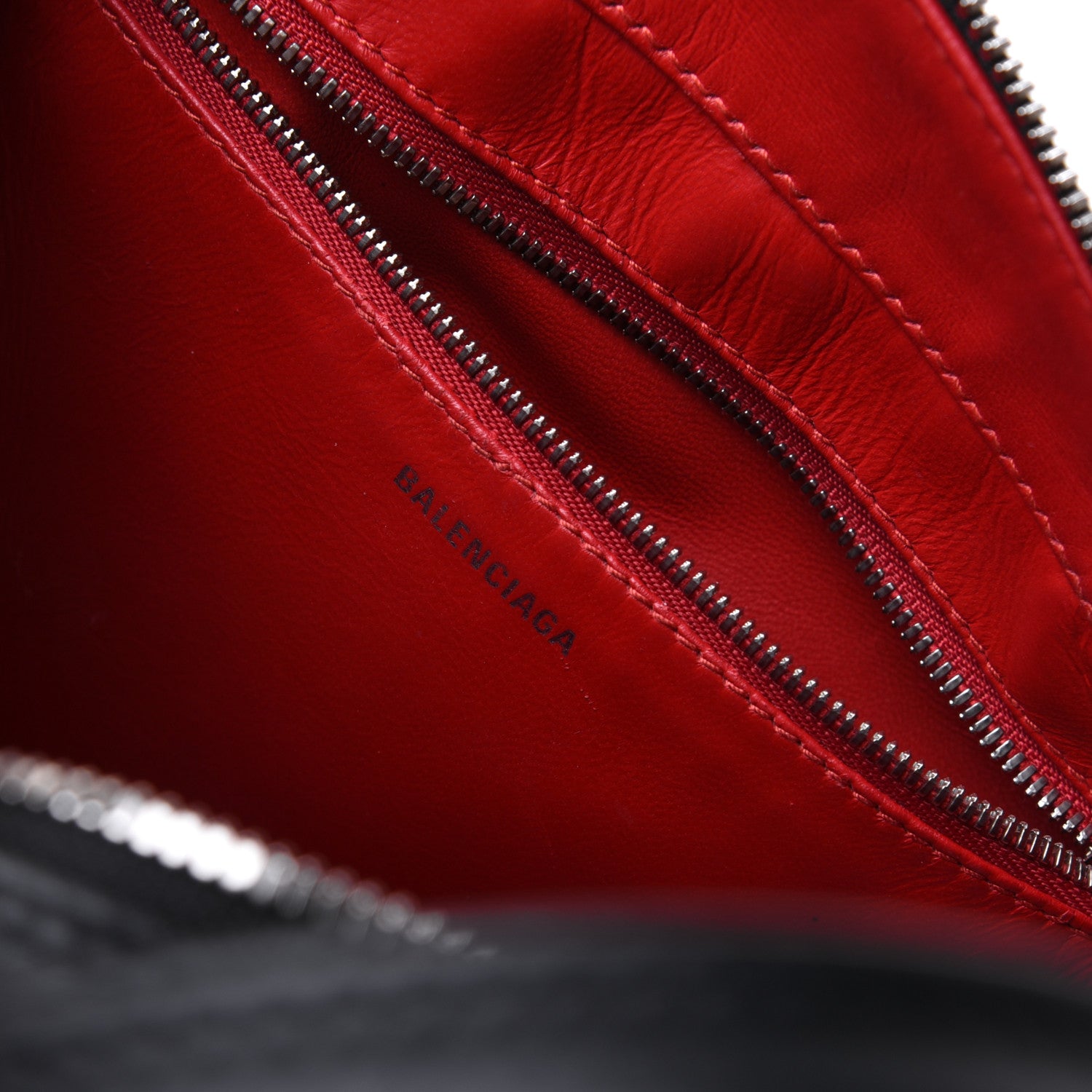 Balenciaga Calfskin S Triangle Duffle Black 8 of 23
