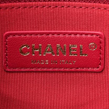 Chanel Glazed Calfskin Quilted Mini Pearl Side Flap Black 6 of 9