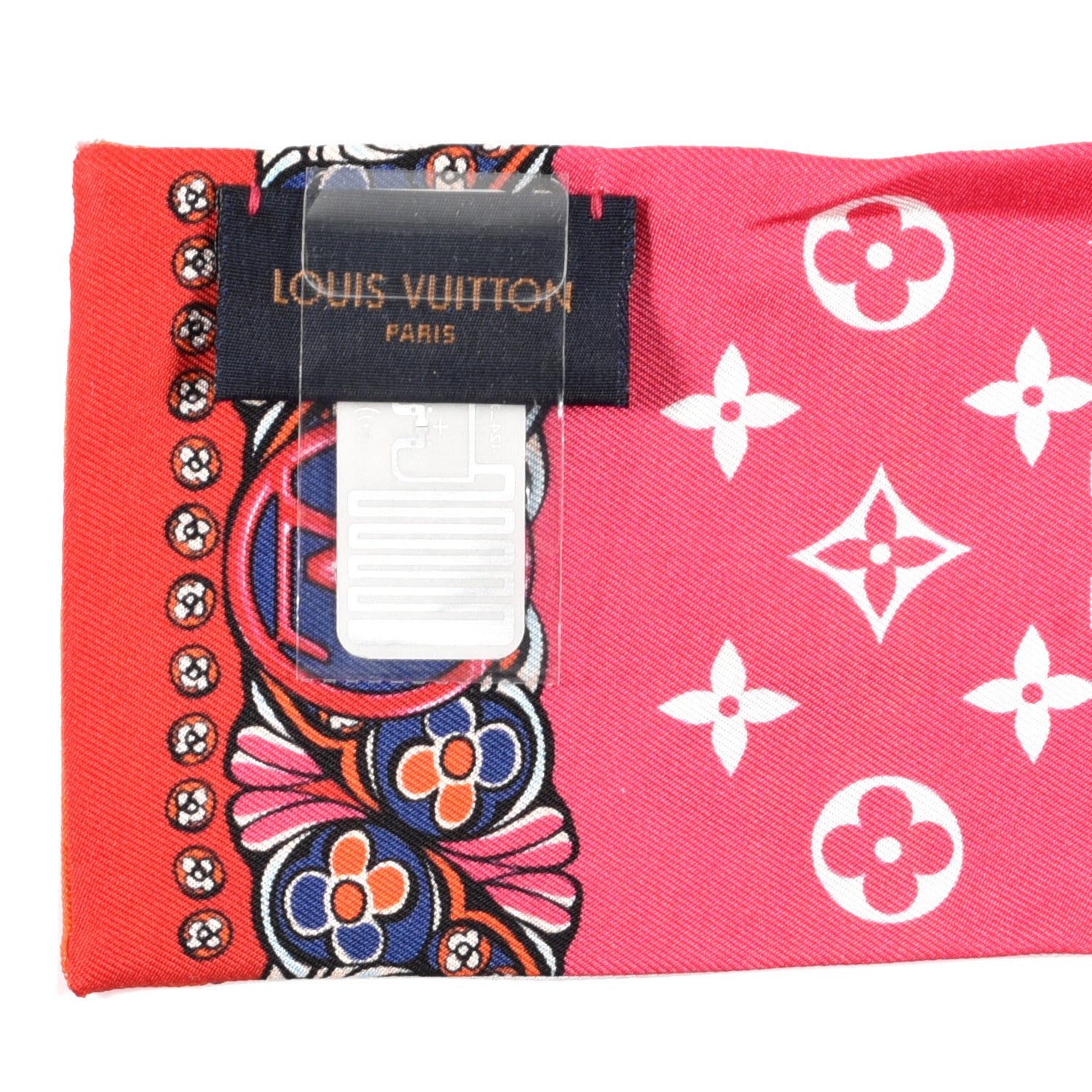 Louis Vuitton Silk Monogram World Of Love Bandeau White 3 of 3