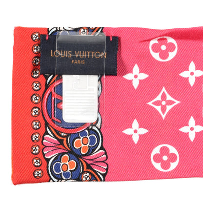 Louis Vuitton Silk Monogram World Of Love Bandeau White 3 of 3