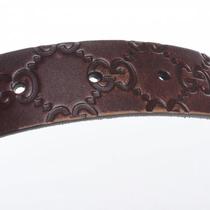 Gucci Guccissima Leather Belt 80 32 Brown 5 of 5