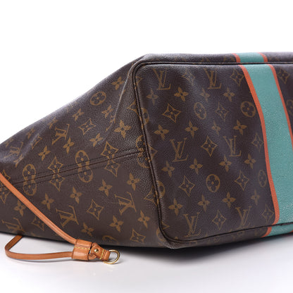 Louis Vuitton Monogram My LV Heritage Neverfull GM Vert Clair Orange 9 of 11