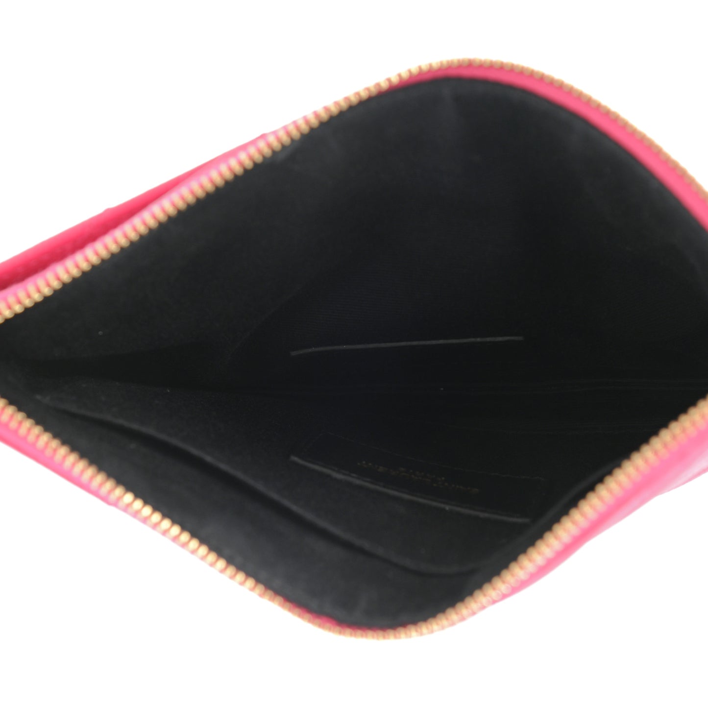Grain De Poudre Chevron Monogram Bill Pouch Fresh Fuxia